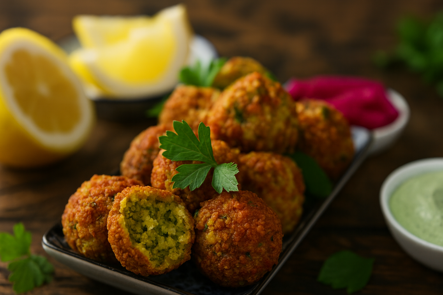 Falafel mit Süßkartoffel